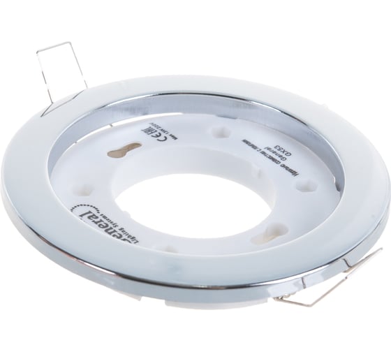 Встраиваемый светильник General Lighting Systems с термокольцом GX53, 100х18мм, хром, IP20, GCL-GX53-H18-C 432200