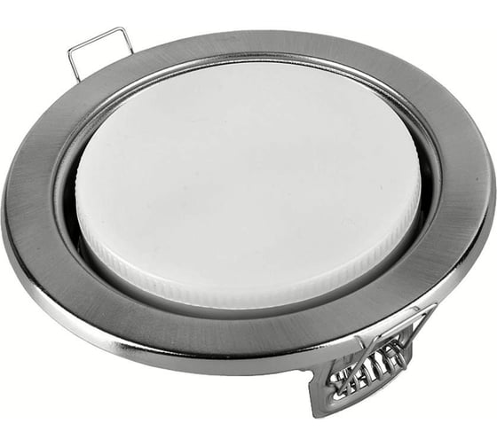 Встраиваемый светильник General Lighting Systems GX53, 108х38мм, темно - серый, IP20, 2шт GCL-2GX53-H38-GM 689270