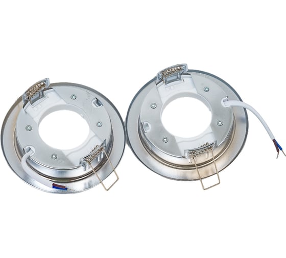 Встраиваемый светильник General Lighting Systems GX53, 108х38мм, хром, IP20, 2шт GCL-2GX53-H38-C 689240