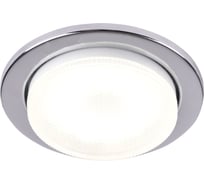 Встраиваемый светильник General Lighting Systems с термокольцом GX53, 100х18мм, хром, IP20, 2шт GCL-2GX53-H18-C 689130