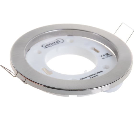 Встраиваемый светильник General Lighting Systems с термокольцом GX53, 100х18мм, сатин-никель, IP20, 2шт GCL-2GX53-H18-SN 689150
