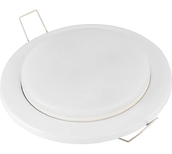 Встраиваемый светильник General Lighting Systems с термокольцом GX53, 100х18мм, белый, IP20, 2шт GCL-2GX53-H18-W 689160