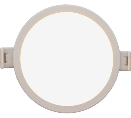 Светодиодная встраиваемая панель APEYRON 220В, 10Вт, 800Лм, CRI:80Ra, Ф120/85мм, круглая 06-53