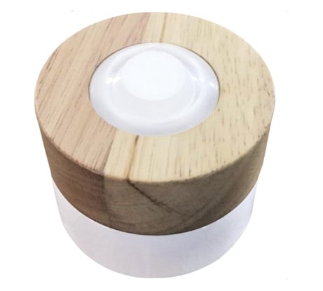 Светильник Apeyron светодиодный накладной, деревянный корпус, 3Вт, 3000К, D80х60 мм / 12-100