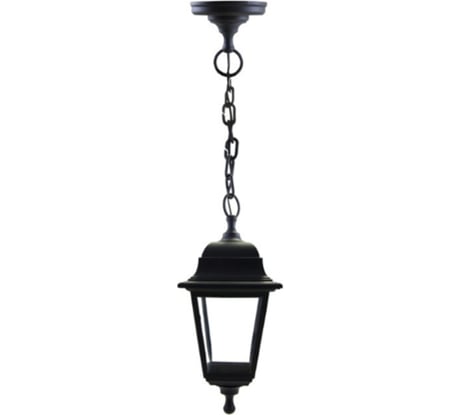 Подвесной светильник-фонарь APEYRON черный, прозрачное стекло 11-13ЧЕР