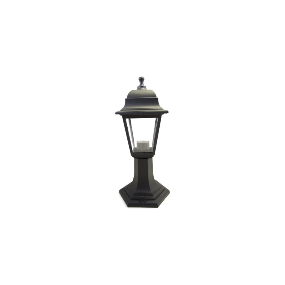 Напольный светильник-фонарь APEYRON черный, прозрачное стекло 11-12ЧЕР .