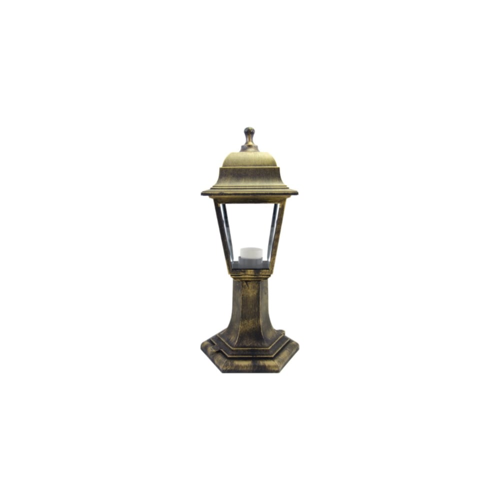 Напольный светильник-фонарь APEYRON бронза, прозрачное стекло 11-12БР .