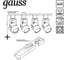 Комплект трековых светильников Gauss цилиндр 4xGU10 220V шинопровод 1м TR007 6