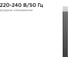 Садово-парковый светильник APEYRON напольный, 15W, IP44, E27, 83х83мм, H 800 мм 14-33 7