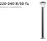 Светильник садово-парковый APEYRON напольный, 15W, IP44, E27, 180х180мм, H 800 мм 14-34 7