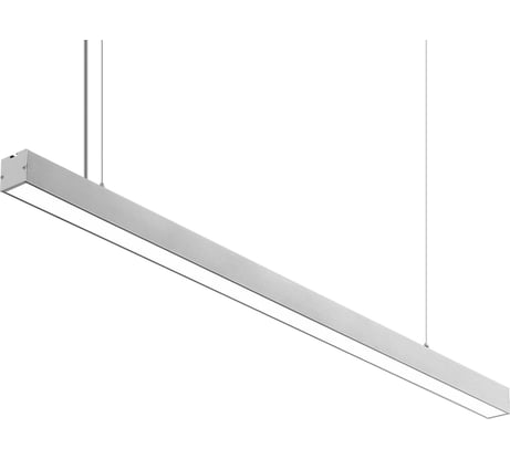 Светильник линейный подвесной светодиодный Apeyron, 24Вт, IP40, 4х4х98 см, цвет - серебро / 14-25