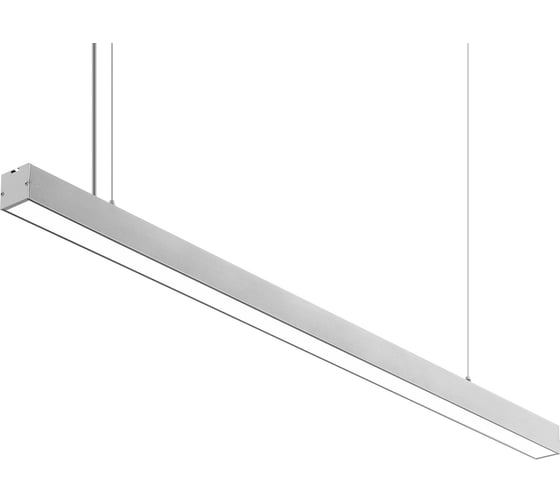 Линейный подвесной светодиодный светильник APEYRON 24Вт, IP 40, 4х4х100 см, цвет - серебро 14-25 1