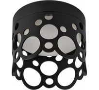 Встраиваемый светильник под лампу ЭРА GX53 DK115 SBK черный матовый Б0061184