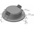 Светодиодный светильник Светкомплект SDAL-DP R 05 5W WH 4000K SDALDPR5W 3