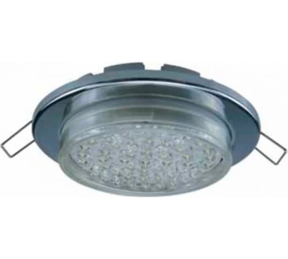 Встраиваемый светильник Ecola Light gx53-h6 металл, плоский, хром, 101x16 TC5325ECB 1