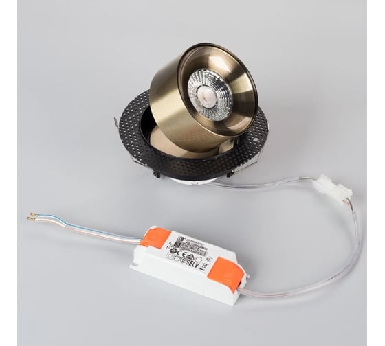 Светильник Arlight SP-PLURIO-BUILT-TRIMLESS-R120-9W Day4000, IP20 Металл, 1шт 038047