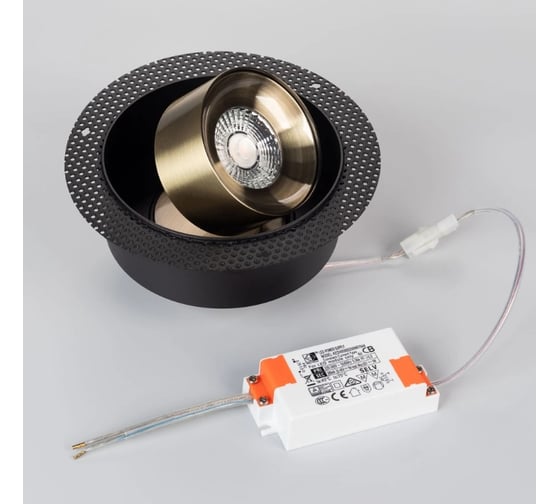 Светильник Arlight SP-PLURIO-BUILT-TRIMLESS-R160-9W Day4000, IP20 Металл, 1шт 038075