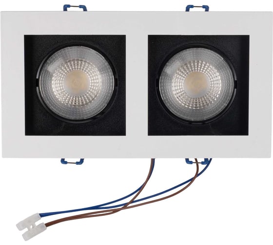 Светодиодный светильник Jazzway PSP-S 212 2х8Вт 4000К IP40 24град. ДВО карданный белый 5005655