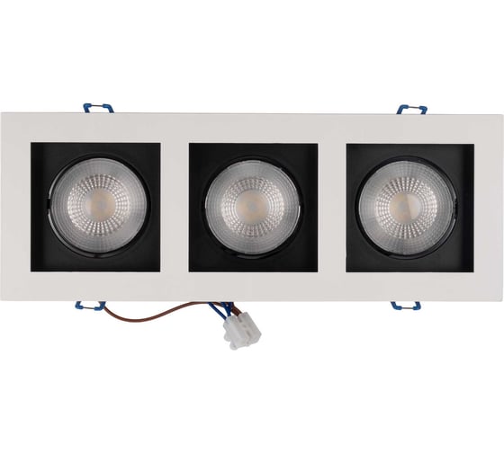 Светодиодный светильник Jazzway PSP-S 213 3х8Вт 4000К IP40 24град. ДВО карданный белый 5005662