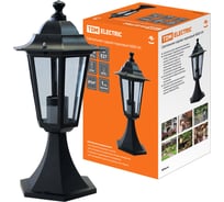 Садово-парковый светильник TDM ELECTRIC 6060-04 шестигранник, 60Вт, стойка, черный SQ0330-0004