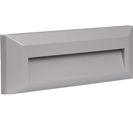 Светодиодный светильник Jazzway PST/W S230080 5Вт 4000К IP65 накладной для подсветки стен и ступеней фасадный серый 5005617