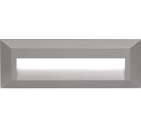 Светодиодный светильник Jazzway PST/W S230080 3Вт 4000К IP65 накладной для подсветки стен и ступеней фасадный серый 5005594