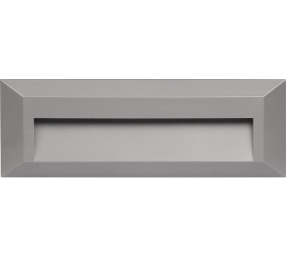 Светодиодный светильник Jazzway PST/W S230080 3Вт 4000К IP65 накладной для подсветки стен и ступеней фасадный серый 5005594