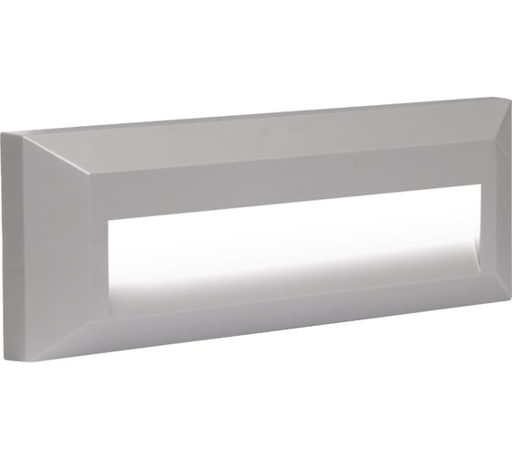 Светодиодный светильник Jazzway PST/W S230080 3Вт 4000К IP65 накладной для подсветки стен и ступеней фасадный серый 5005594