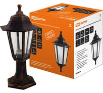 Светильник уличный напольный садово-парковый шестигранник, стойка, пластик, медь НТУ 06-60-001 TDM ELECTRIC SQ0330-0722