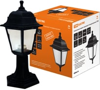 Садово-парковый светильник TDM ELECTRIC НТУ 04-60-001 четырехгранник, стойка, пластик, черный SQ0330-0705