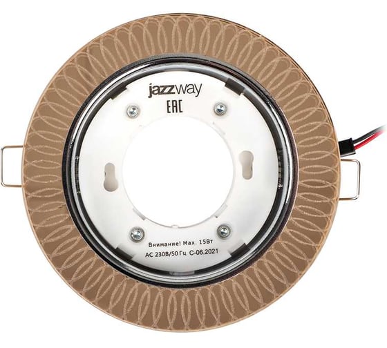 Встраиваемый точечный светильник с подсветкой Jazzway PGX53d MG12-Gold 5020078