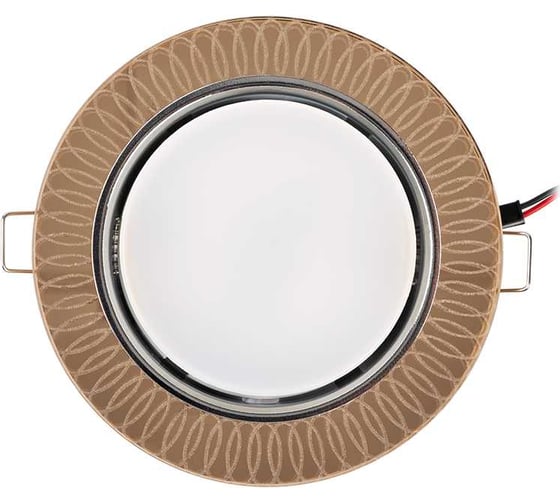 Встраиваемый точечный светильник с подсветкой Jazzway PGX53d MG12-Gold 5020078