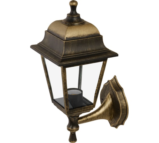 Светильник уличный четырехгранник TDM ELECTRIC, настенный, пластик, бронза SQ0330-0714