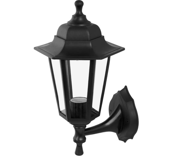 Светильник уличный шестигранник TDM ELECTRIC, настенный, пластик, черный SQ0330-0701