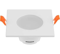 Светильник светодиодный встраиваемый LEIDEN ELECTRIC квадрат 7 Вт 4000К, IP64 SPS-S 807016