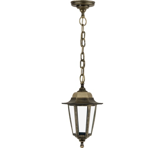 Светильник уличный шестигранник TDM ELECTRIC, подвес, пластик, бронза SQ0330-0713