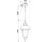 Подвесной светильник MAYTONI Outdoor O029PL-01BZ 2