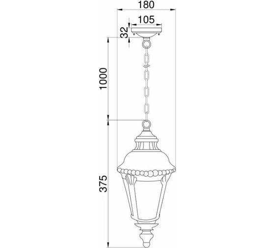 Подвесной светильник MAYTONI Outdoor O029PL-01GN
