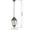 Светильник уличный шестигранник TDM ELECTRIC, 100Вт, подвес, бронза SQ0330-0020 3