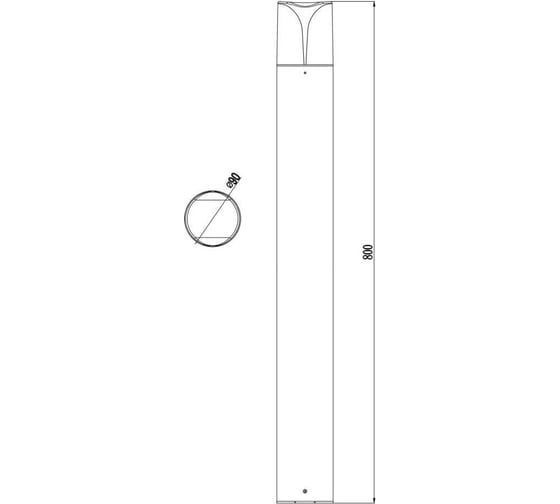 Ландшафтный светильник MAYTONI Outdoor O018FL-01B