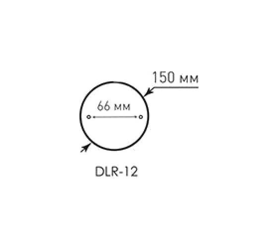 Cветодиодный накладной светильник ESTARES DLR 12W R-150-CW-WHITE/WHITE-220-IP44 УУ000003311