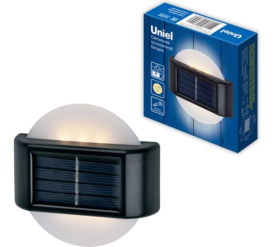 Cветильник настенный на солнечной батарее Uniel USL-F-158/PM090 RONDO UL-00011588