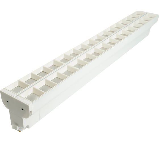 Светодиодный светильник FERON al123 трековый однофазный на шинопровод 2x30w 4000k 60 градусов белый, 48925