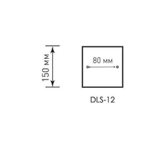 Cветодиодный накладной светильник ESTARES DLS 12W S-150-CW-WHITE/WHITE-220-IP44 УУ000003333