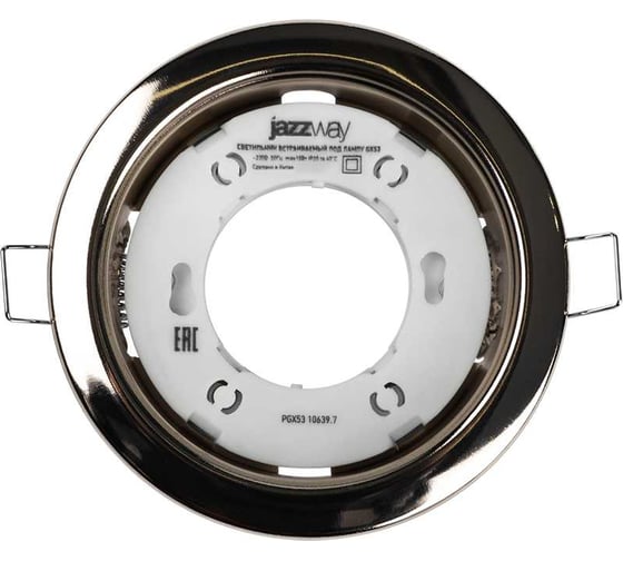 Встраиваемый точечный светильник Jazzway PGX53 10639.7 никель глянцевый 106х39мм 1016805