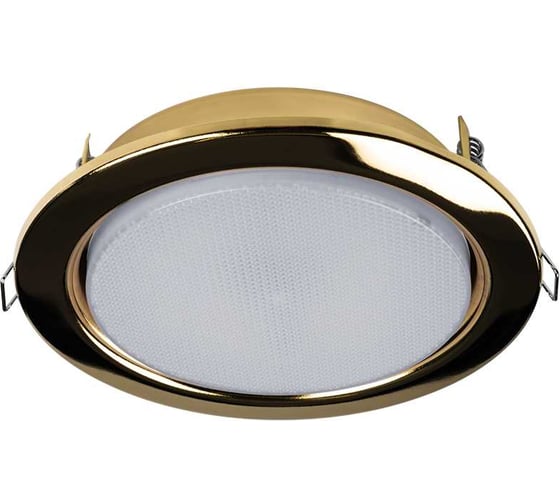 Встраиваемый точечный светильник Jazzway PGX70 15254.3 40Вт GX70 IP20 152х54мм встраиваемый глянцевый золотой 1027658
