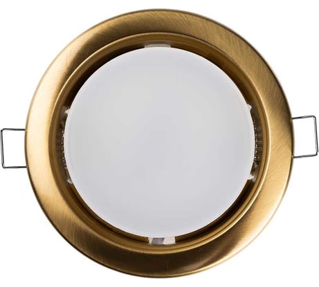 Встраиваемый точечный светильник Jazzway PGX53 10639.23 золото матовое 106х39мм 1016843