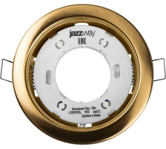 Встраиваемый точечный светильник Jazzway PGX53 10639.23 золото матовое 106х39мм 1016843