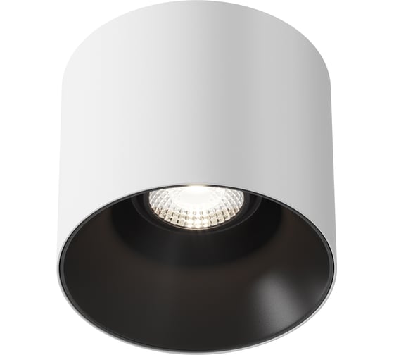 Потолочный светильник MAYTONI alfa led 25w алюминий и пластик бело-черный C064CL-01-25W4K-RD-WB