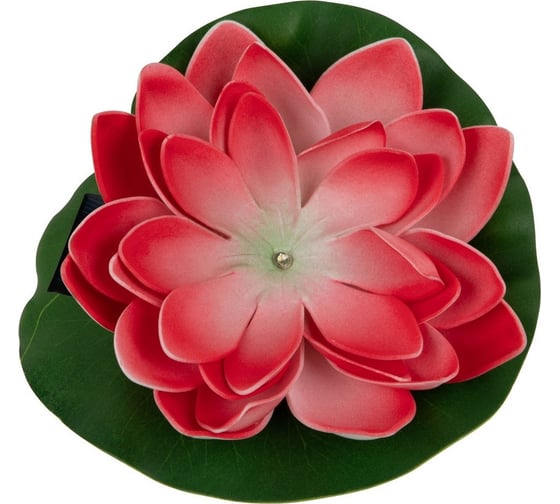 Садовый светильник на солнечной батарее Uniel USL-S-826/PT060 RED WATERLILY UL-00011599